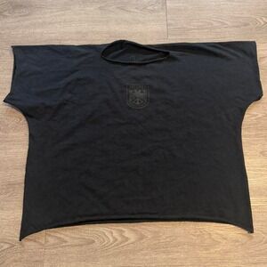 YEEZY Gosha Vultures Logo Boxy Tee Black Kanye West Merch One Size Fits Medium